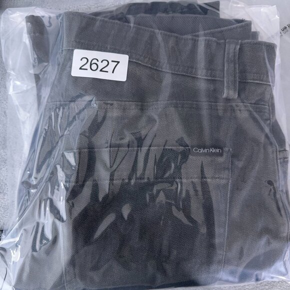 Calvin Klein Slim Straight Leg Jeans Mens Size W32X32L Mid Rise Olive Green - Picture 13 of 13